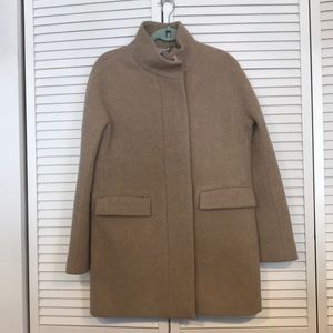 J.Crew Stadium Cloth Cocoon Full Zip Coat